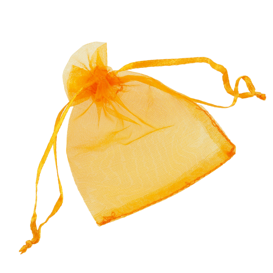 Мешочек подарочный из органзы Оранжевый размер 7х9см цена за 1 шт. фото №1 Мешочек подарочный из органзы Оранжевый размер 7х9см цена за 1 шт. фото №1