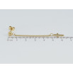Серьги Xuping TTM Stainless Steel цвет 14K пусеты Подвески Крестики на цепочке фото №2 Серьги Xuping TTM Stainless Steel цвет 14K пусеты Подвески Крестики на цепочке фото №2