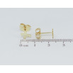 Серьги Xuping Позолота 14K пусеты Крестики фото №2 Серьги Xuping Позолота 14K пусеты Крестики фото №2