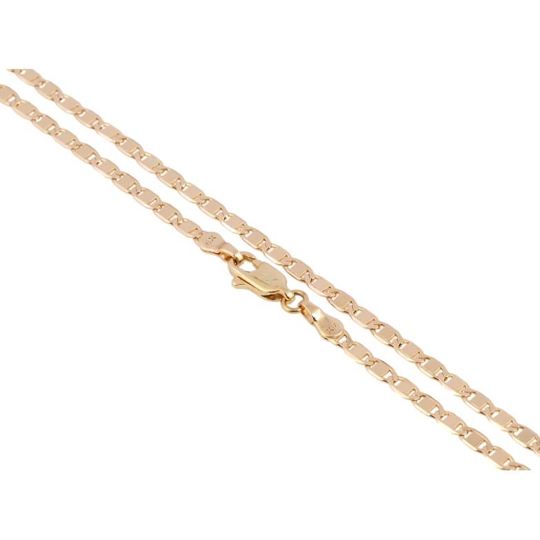 Ланцюжок Xuping Позолота 18K Плетіння Морський ланцюг довжина 45см х 2.5мм фото №1 Ланцюжок Xuping Позолота 18K Плетіння Морський ланцюг довжина 45см х 2.5мм фото №1