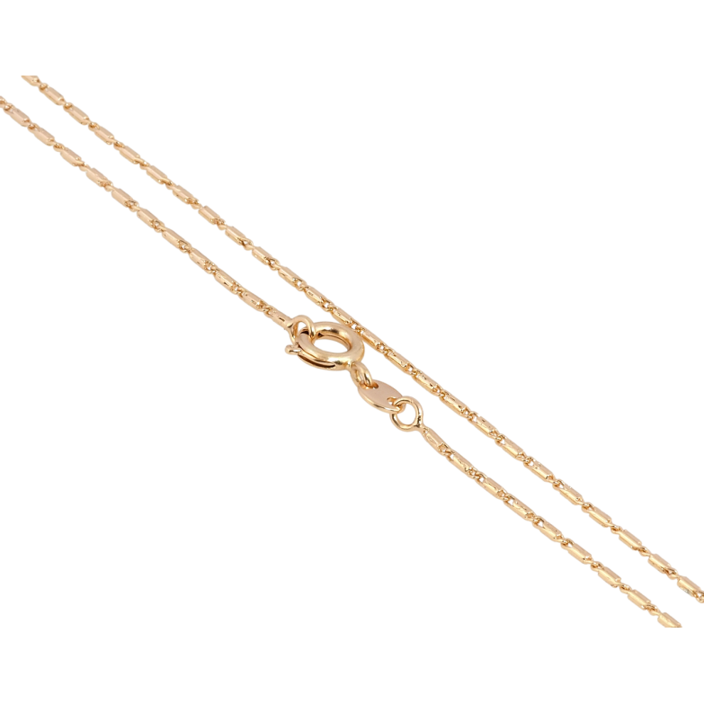 Цепочка Xuping Позолота 18K Плетение Морская цепь длина 50см х 1мм фото №1