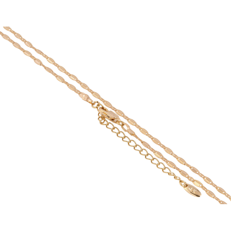 Ланцюжок Xuping Позолота 18K Плетіння Морський ланцюг довжина з доп.ланцюжком 45-50см х 2мм фото №1 Ланцюжок Xuping Позолота 18K Плетіння Морський ланцюг довжина з доп.ланцюжком 45-50см х 2мм фото №1