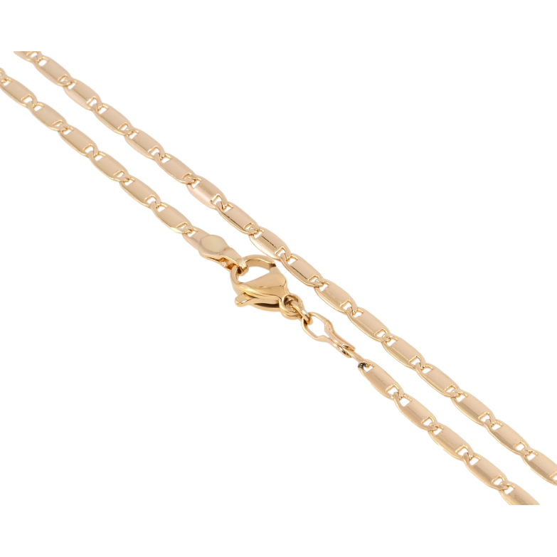 Цепочка Xuping Позолота 18K Плетение Морская цепь длина 45см х 3мм фото №1