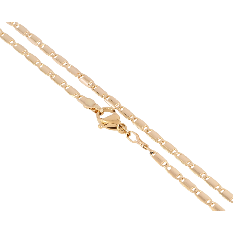 Цепочка Xuping Позолота 18K Плетение Морская цепь длина 45см х 3мм фото №1