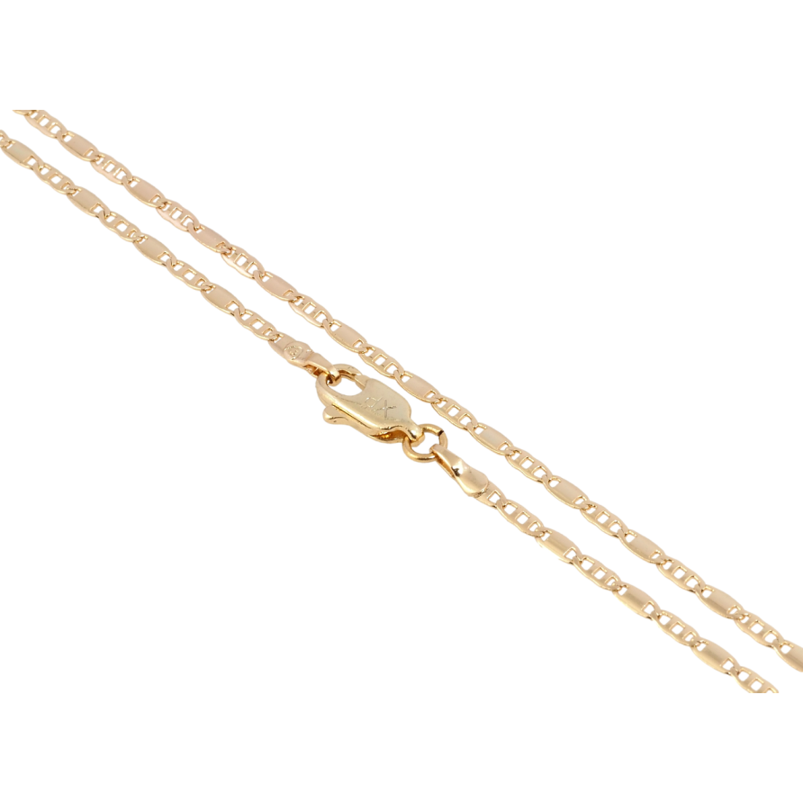 Ланцюжок Xuping Позолота 18K Плетіння Морський ланцюг довжина 44см х 2мм фото №1 Ланцюжок Xuping Позолота 18K Плетіння Морський ланцюг довжина 44см х 2мм фото №1