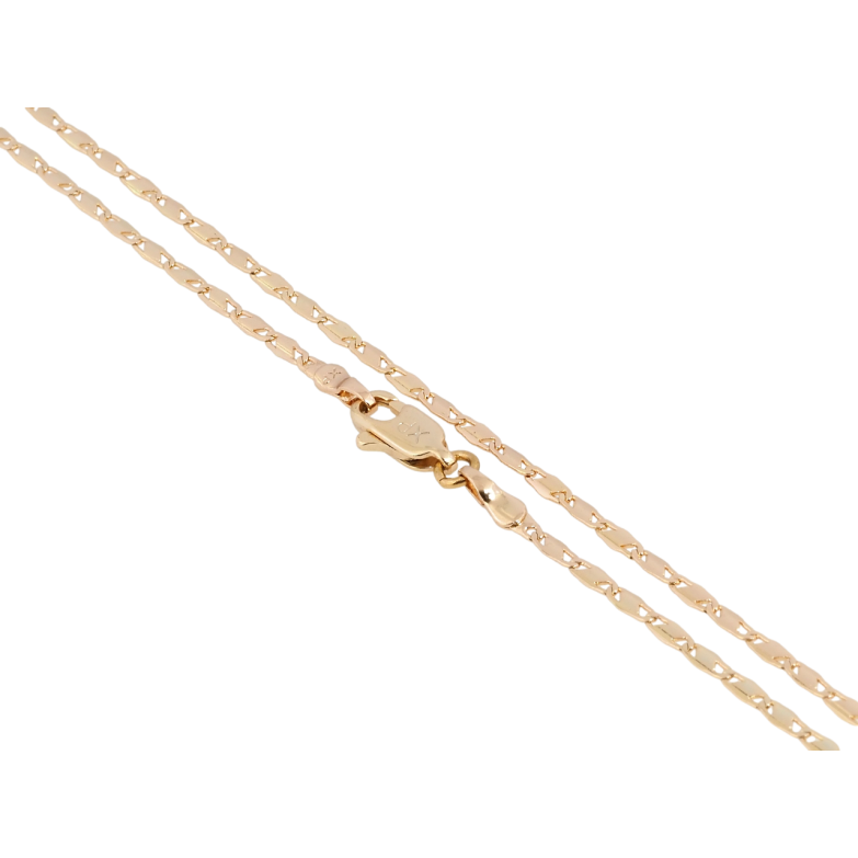 Цепочка Xuping Позолота 18K Плетение Морская цепь длина 44см х 2мм фото №1