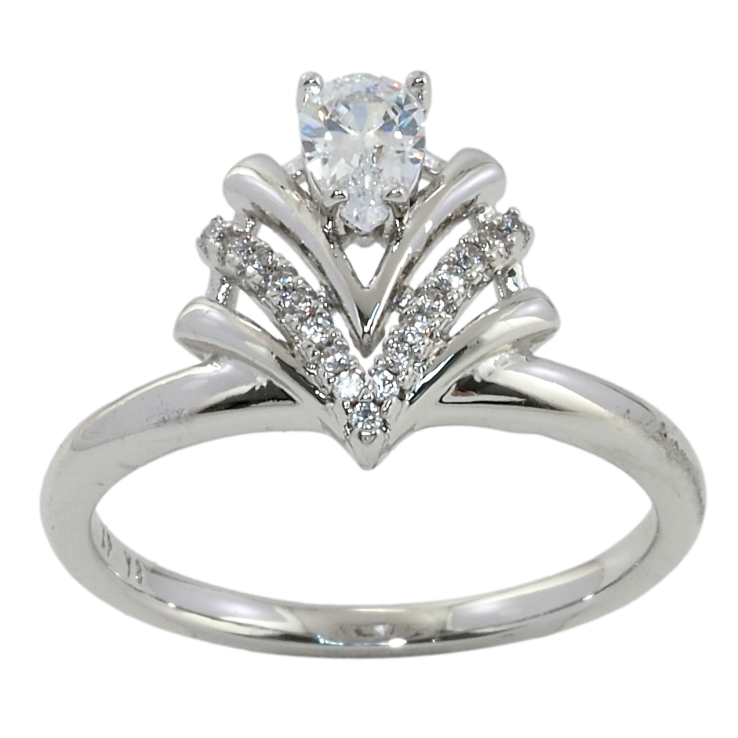 Кольцо Xuping Родий Феерия фото №25