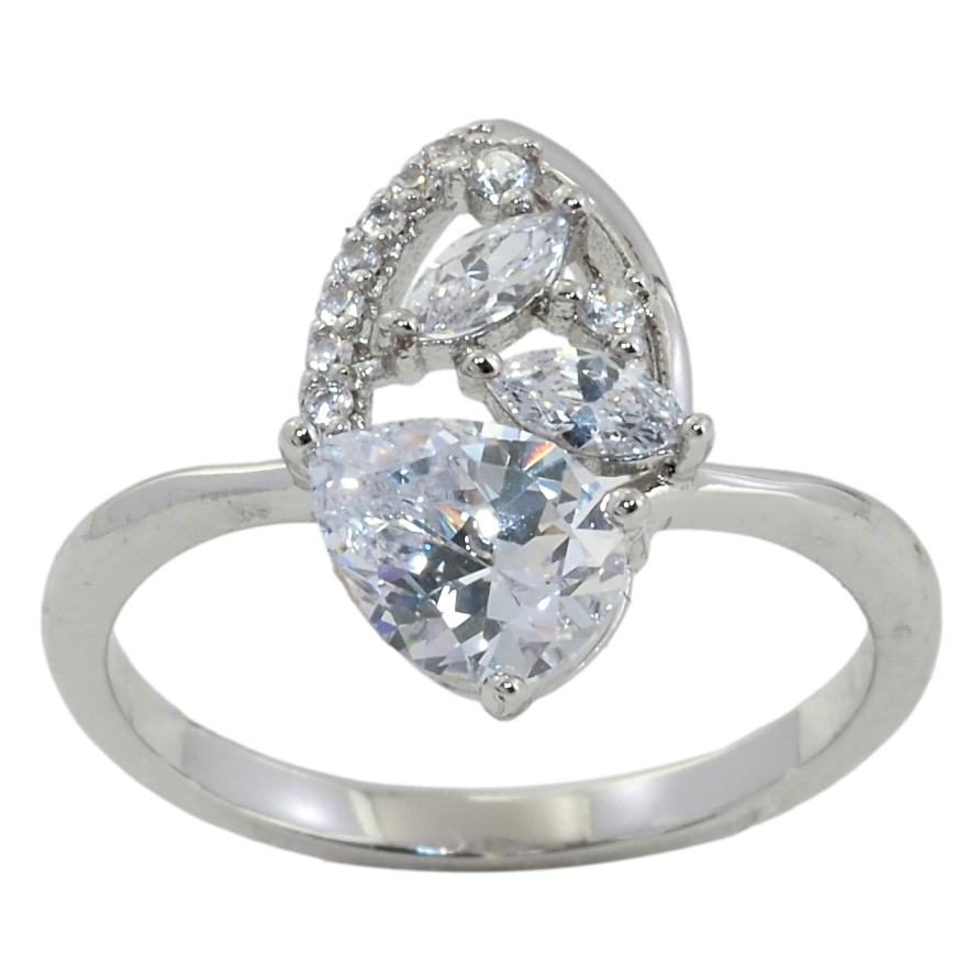 Кольцо Xuping Родий Каприз фото №1