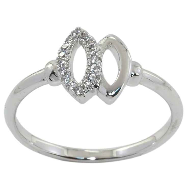 Каблучка Xuping Родій Інкрустація цирконієм фото №6