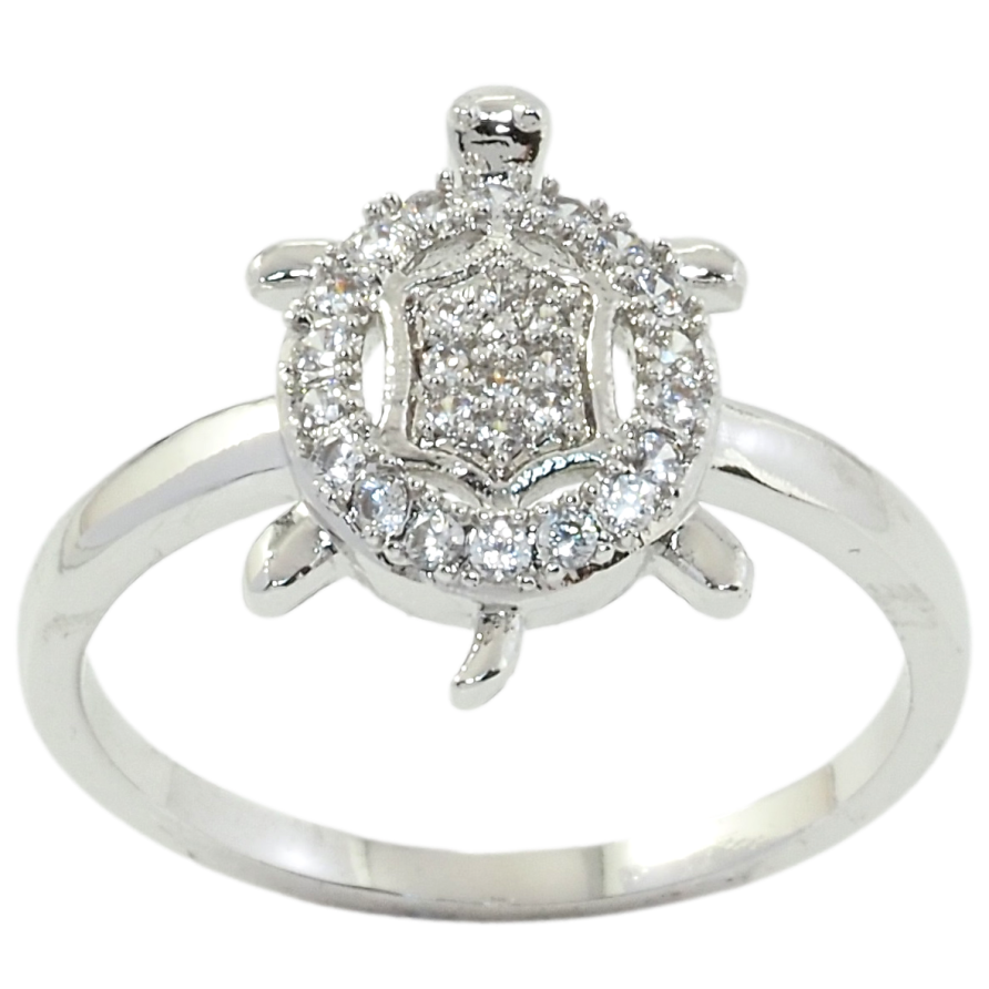 Каблучка Xuping Родій Черепаха р 16.5,17,18 фото №1