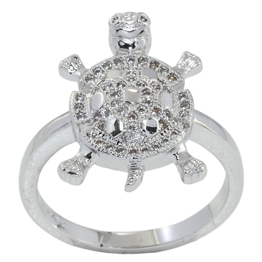 Каблучка Xuping Родій Черепаха фото №1 Каблучка Xuping Родій Черепаха фото №1