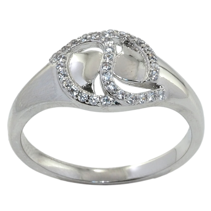 Кольцо Xuping Родий Узор с цирконием фото №19 Кольцо Xuping Родий Узор с цирконием фото №19