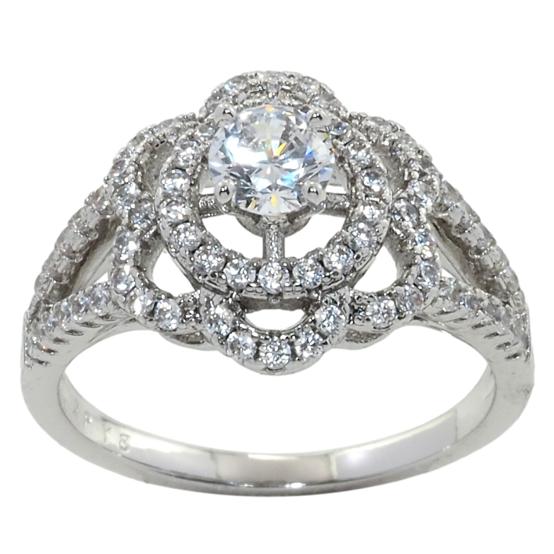 Каблучка Xuping Родій Квітка фото №2 Каблучка Xuping Родій Квітка фото №2