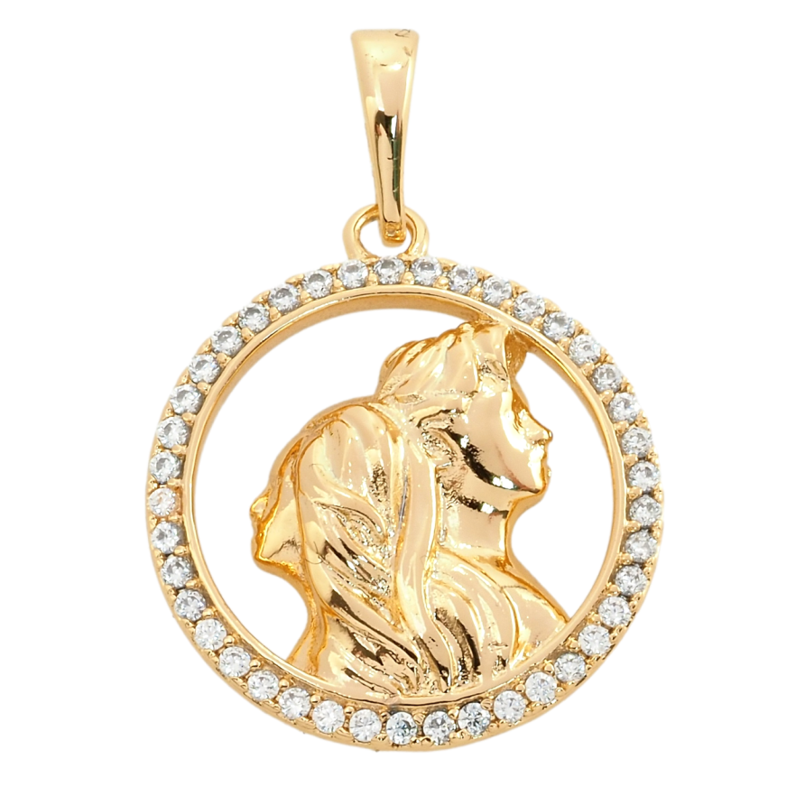 Кулон Xuping Позолота 18K Закохані для ланцюжка до 6мм фото №1