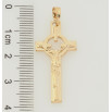 Кулон Xuping Позолота 18K Хрест із Розп'яттям для ланцюжка до 5мм фото №2