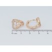 Сережки Xuping M&L Колір 18K колечка Сердечки фото №2 Сережки Xuping M&L Колір 18K колечка Сердечки фото №2