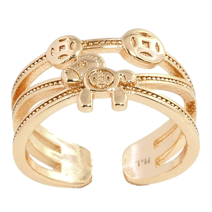 Кольцо Xuping M&L Цвет 18К Лошадка фото №6 Кольцо Xuping M&L Цвет 18К Лошадка фото №6