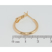Сережки Xuping Позолота 18K кільця (конго) Класика ø 2см фото №2