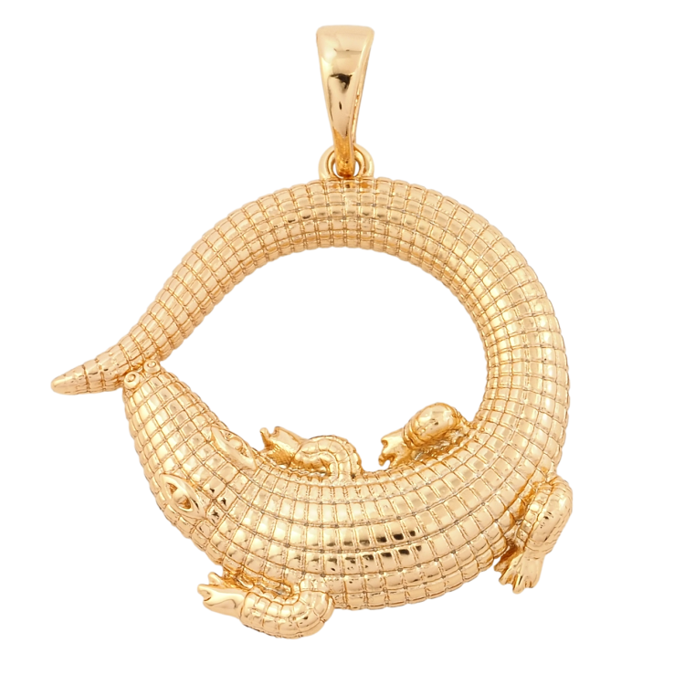 Кулон Xuping Позолота 18K Крокодил для цепочки до 5мм фото №23