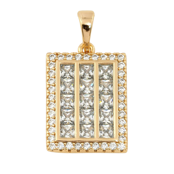 Кулон Xuping Позолота 18K Інкрустація цирконієм для ланцюжка до 5мм фото №11 Кулон Xuping Позолота 18K Інкрустація цирконієм для ланцюжка до 5мм фото №11