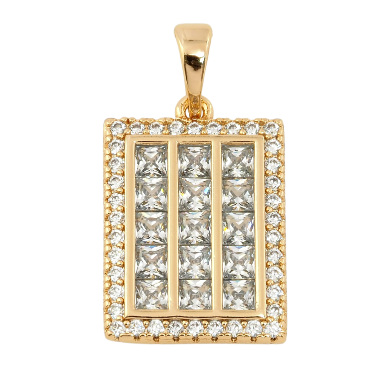 Кулон Xuping Позолота 18K Инкрустация цирконием для цепочки до 5мм фото №1