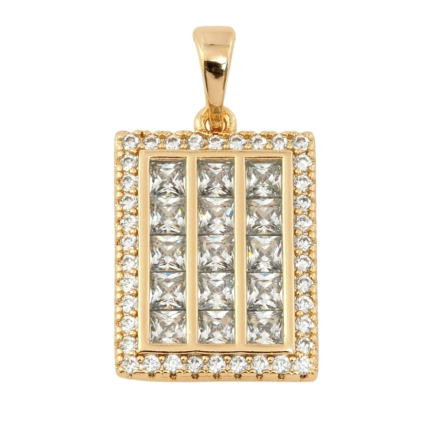 Кулон Xuping Позолота 18K Інкрустація цирконієм для ланцюжка до 5мм фото №1