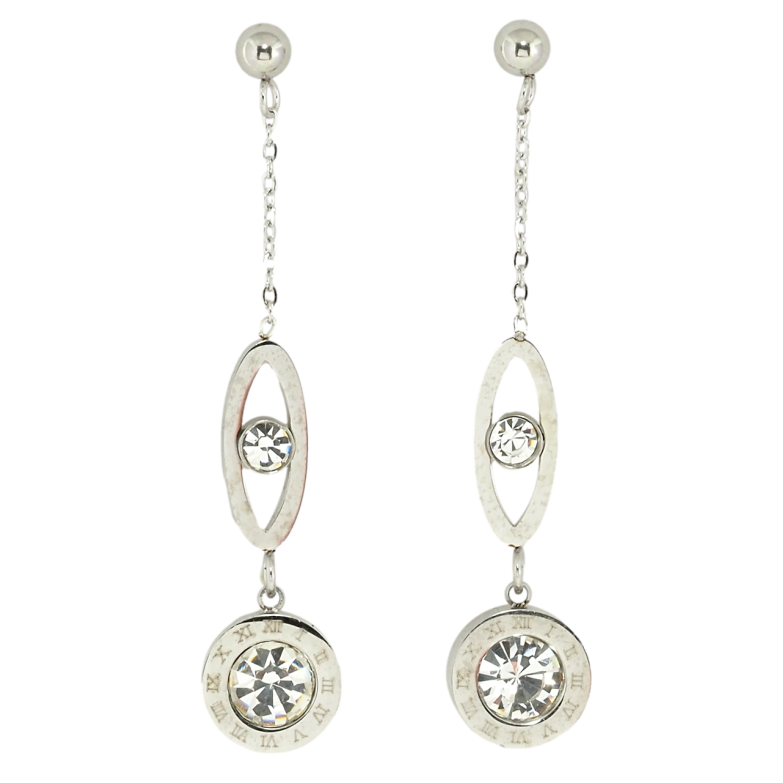 Серьги Xuping TTM Stainless Steel цвет Родий пусеты Декоративные подвески фото №1 Серьги Xuping TTM Stainless Steel цвет Родий пусеты Декоративные подвески фото №1