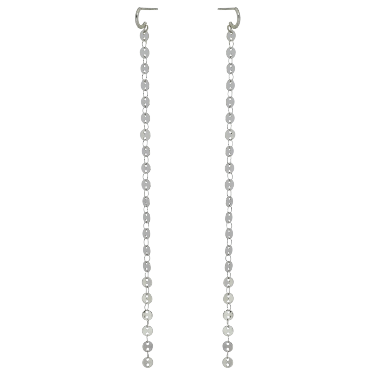 Серьги Xuping TTM Stainless Steel цвет Родий пусеты Подвески цепочки фото №11 Серьги Xuping TTM Stainless Steel цвет Родий пусеты Подвески цепочки фото №11