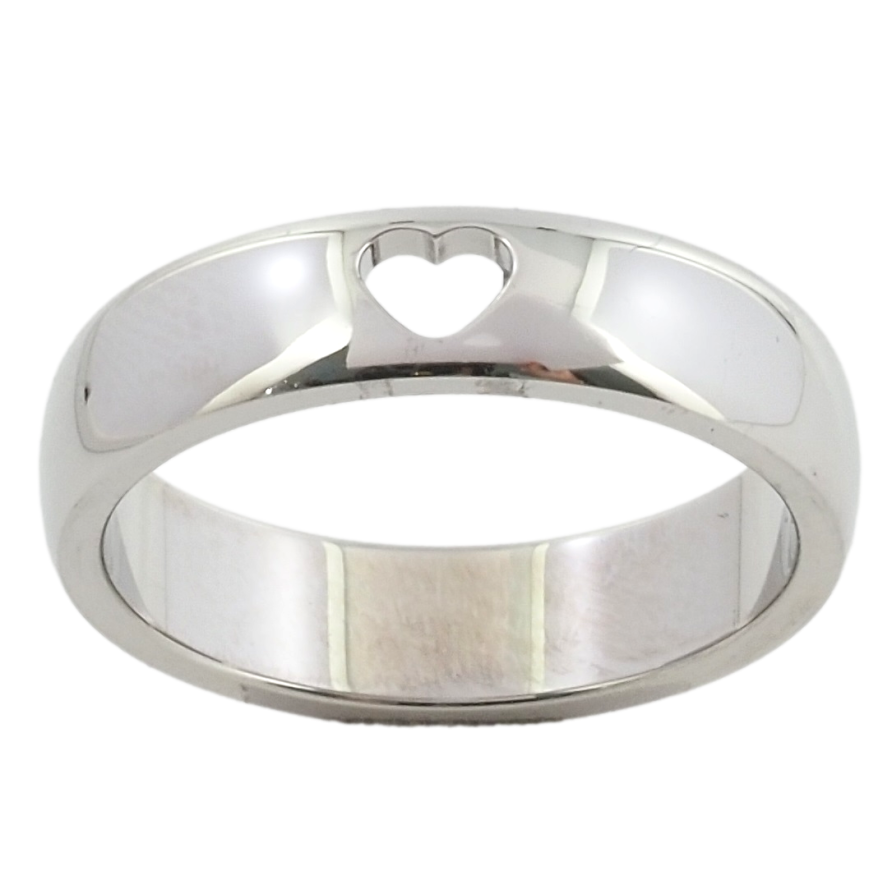 Кольцо Xuping TTM Stainless Steel Цвет Родий Сердечко фото №1 Кольцо Xuping TTM Stainless Steel Цвет Родий Сердечко фото №1