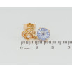 Серьги Xuping Позолота 18K пусеты Цветочки с декоративным синими фианитом фото №2 Серьги Xuping Позолота 18K пусеты Цветочки с декоративным синими фианитом фото №2