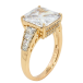 Кольцо Xuping Позолота 18K Крупный фианит фото №2 Кольцо Xuping Позолота 18K Крупный фианит фото №2