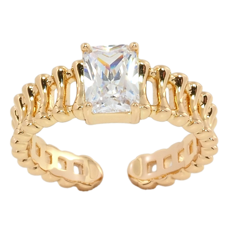 Кольцо Xuping Позолота 18K Фианит фото №22 Кольцо Xuping Позолота 18K Фианит фото №22