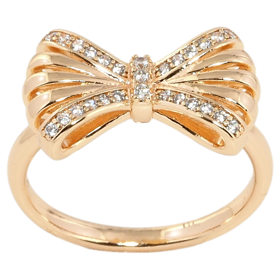 Кольцо Xuping M&L Цвет 18К Бант фото №1 Кольцо Xuping M&L Цвет 18К Бант фото №1