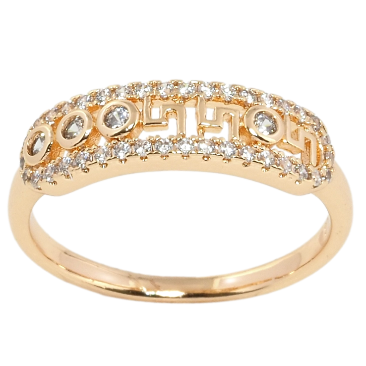 Кольцо Xuping M&L Цвет 18К Декоративный узор с цирконием фото №4 Кольцо Xuping M&L Цвет 18К Декоративный узор с цирконием фото №4