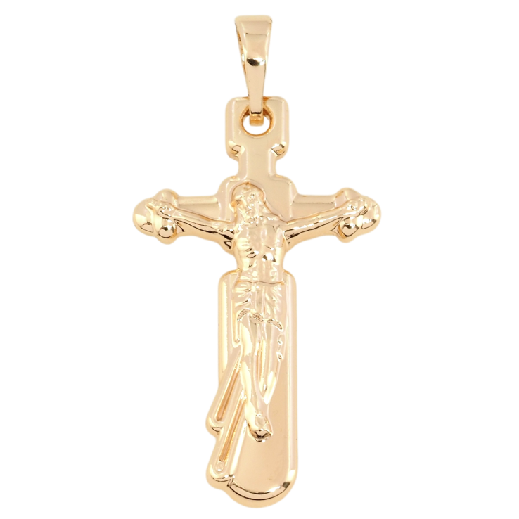 Кулон Xuping M&L Цвет 18К Крест с Распятием для цепочки до 6мм фото №14 Кулон Xuping M&L Цвет 18К Крест с Распятием для цепочки до 6мм фото №14