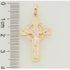 Кулон Xuping M&L Колір 18К Хрест з Розп'яттям для ланцюжка до 5мм фото №2