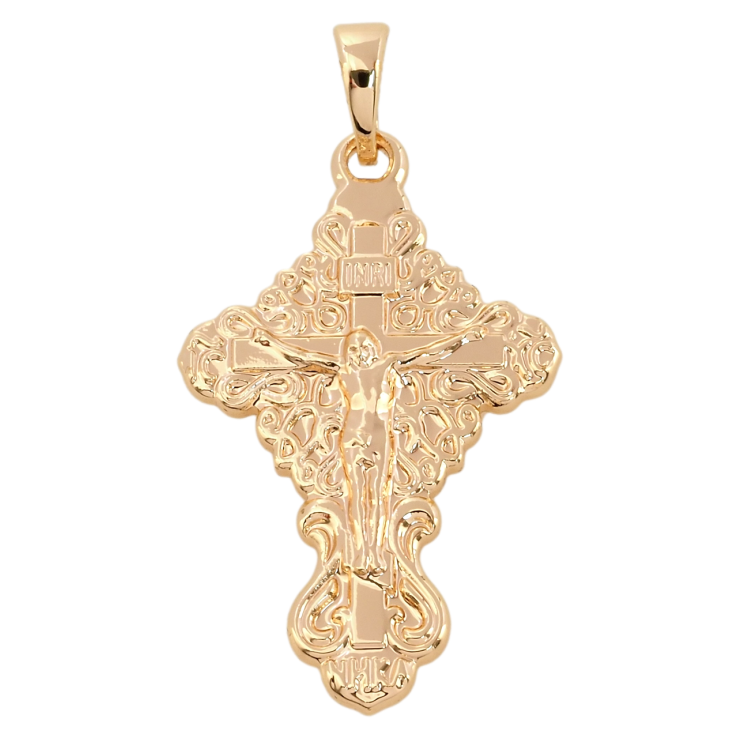 Кулон Xuping M&L Цвет 18К Крест с Распятием для цепочки до 5мм фото №19 Кулон Xuping M&L Цвет 18К Крест с Распятием для цепочки до 5мм фото №19