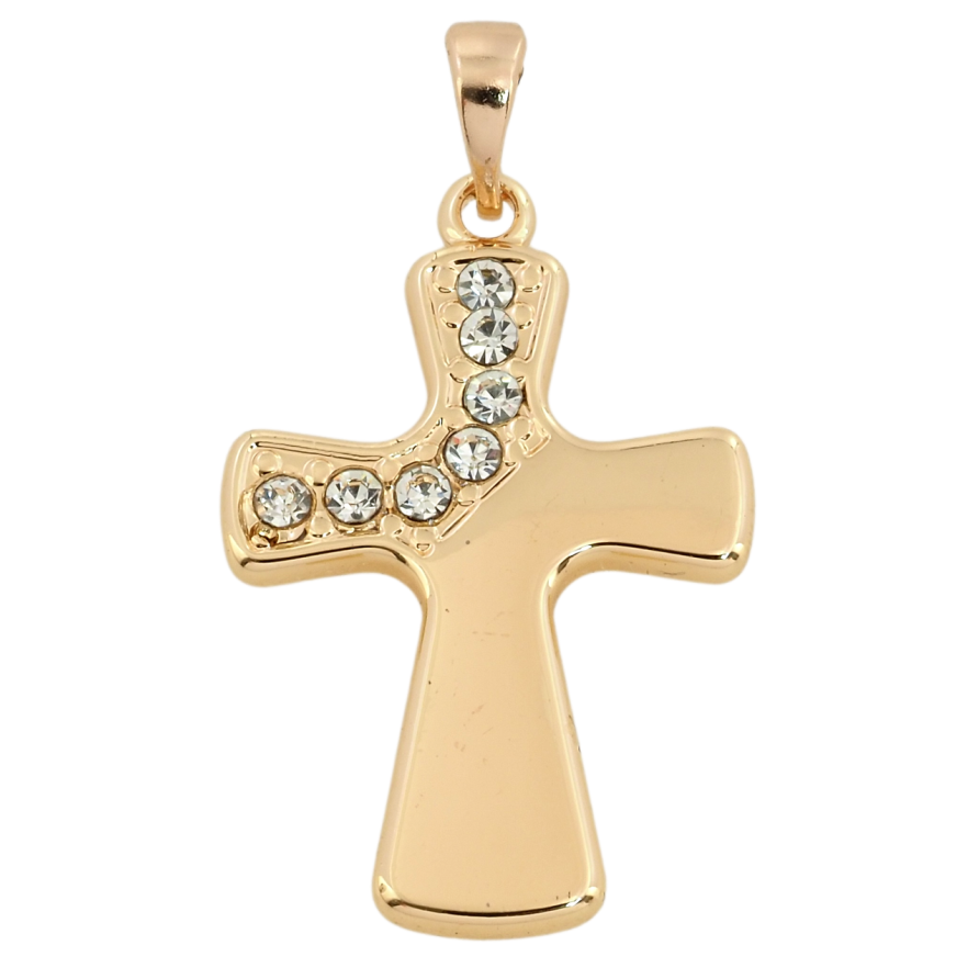 Кулон Xuping M&L Цвет 18К Декоративный Крест с цирконием для цепочки до 5мм фото №1 Кулон Xuping M&L Цвет 18К Декоративный Крест с цирконием для цепочки до 5мм фото №1