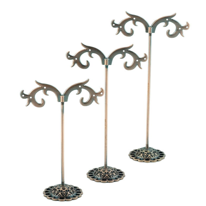 Подставки под серьги Металлические бронзовые, 3 шт. 10.5х7см, 12.5х7см, 14х7см смотрите описание фото №4 Подставки под серьги Металлические бронзовые, 3 шт. 10.5х7см, 12.5х7см, 14х7см смотрите описание фото №4