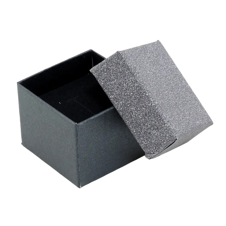 УЦЕНКА! Подарочная коробка Под кольцо Размер 5х5см, h= 4см (трещины на дне) фото №1