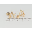 Серьги Xuping Позолота 18K пусеты Звезды фото №2