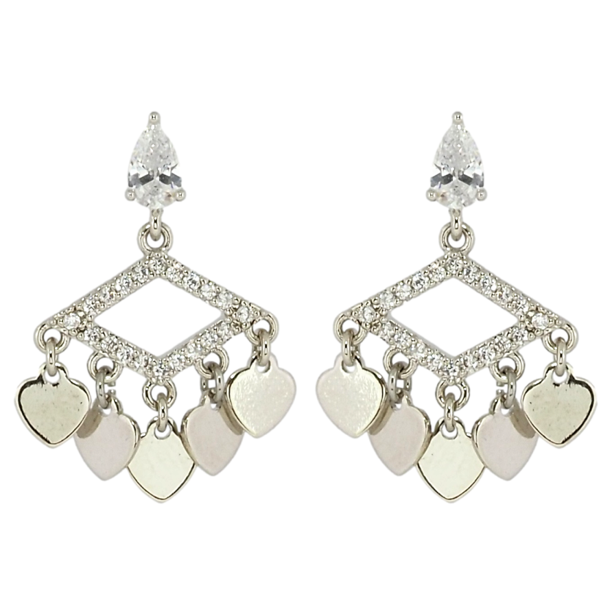 Сережки Xuping Родій пусети Декоративні підвіски фото №1 Сережки Xuping Родій пусети Декоративні підвіски фото №1