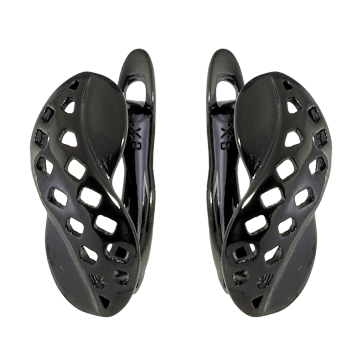 Серьги Xuping Позолота Black (черное золото) английский замок Декоративный резной орнамент фото №16 Серьги Xuping Позолота Black (черное золото) английский замок Декоративный резной орнамент фото №16