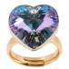 Кольцо Xuping цвет 18K с кр-ми Swarovski Сердце кристалл Paradise Shine фото №1