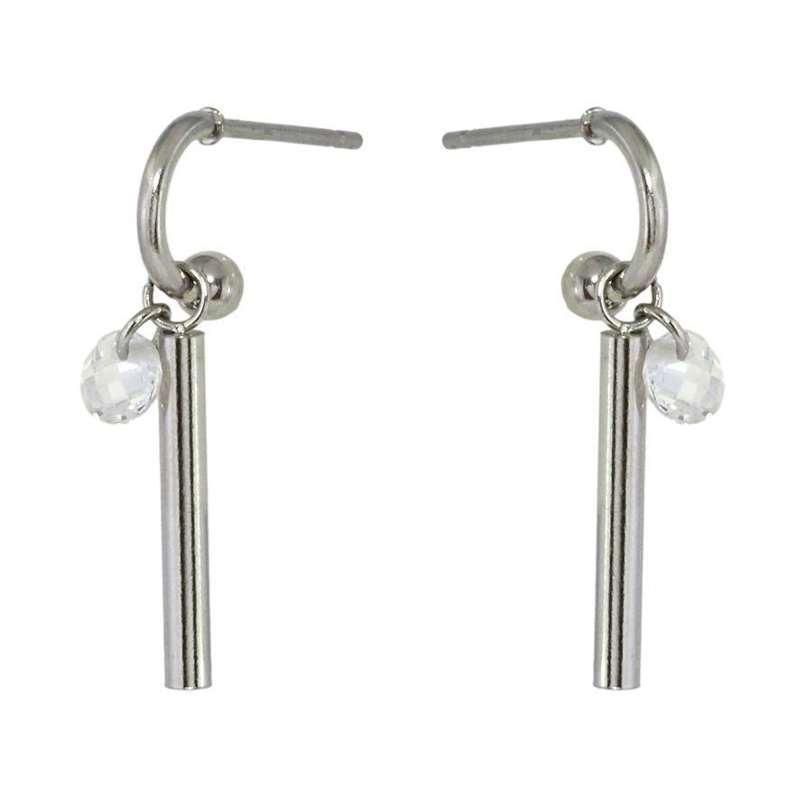 Серьги Xuping TTM Stainless Steel цвет Родий пусеты Декоративные подвески фото №1 Серьги Xuping TTM Stainless Steel цвет Родий пусеты Декоративные подвески фото №1