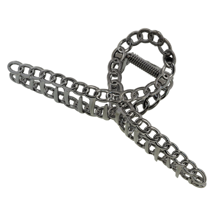 Краб металлический Петелька узор цепочка длина 11.5см фото №1 Краб металлический Петелька узор цепочка длина 11.5см фото №1