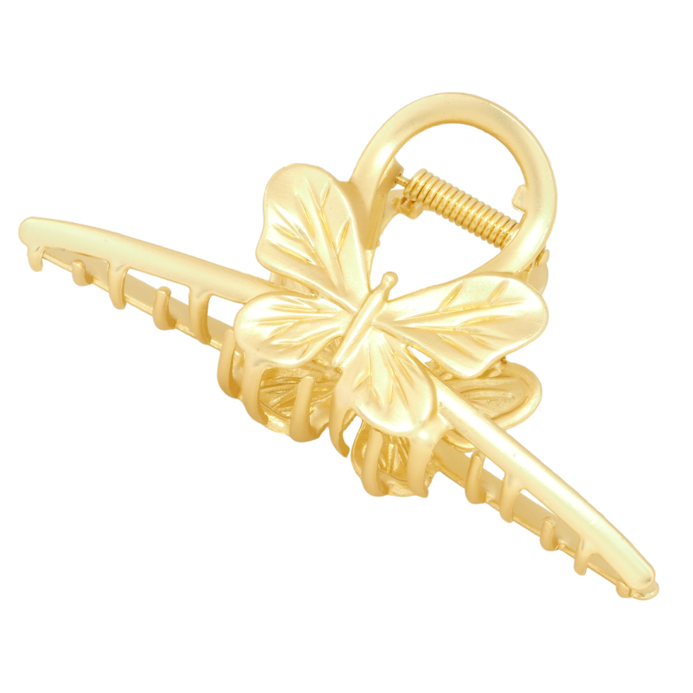 Краб металлический Петелька с бабочкой длина 11см фото №1 Краб металлический Петелька с бабочкой длина 11см фото №1