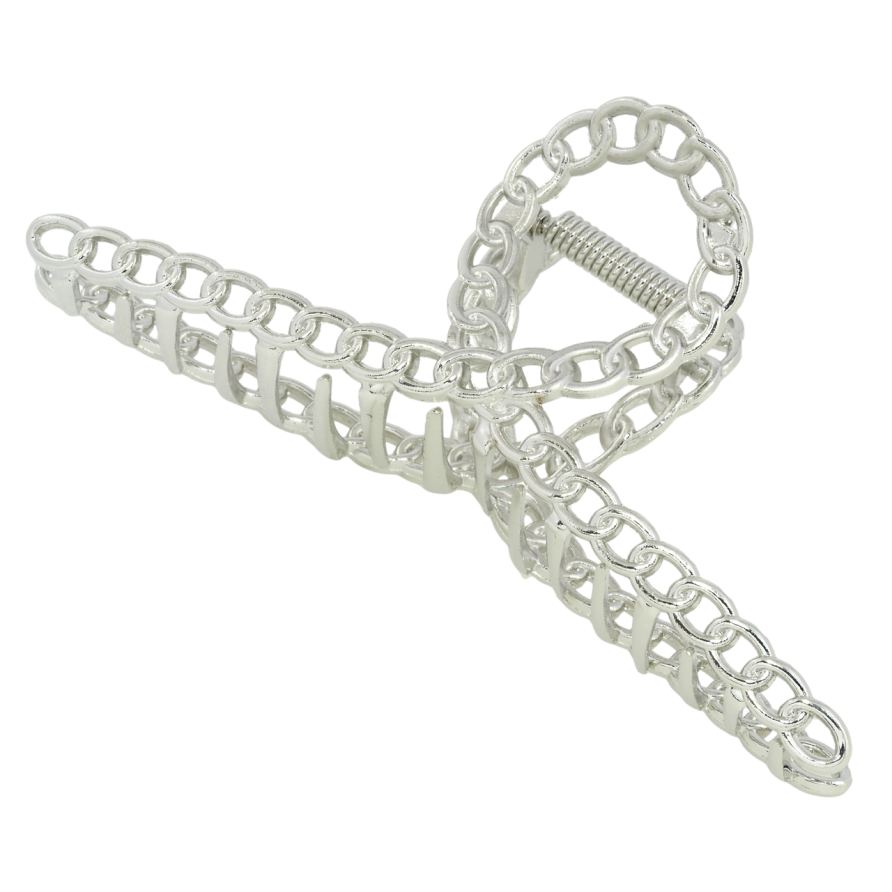 Краб металлический Петелька узор цепочка длина 11.5см фото №1 Краб металлический Петелька узор цепочка длина 11.5см фото №1