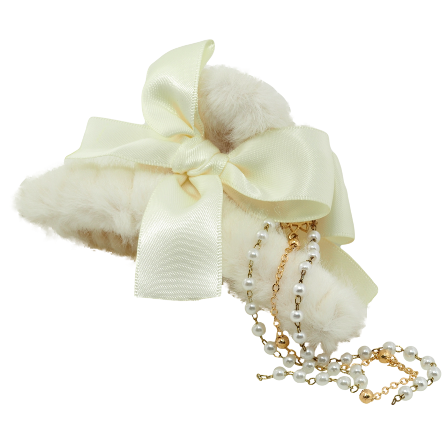 Краб пластиковый Меховой краб с бантом, подвески съёмные длина 11см фото №1 Краб пластиковый Меховой краб с бантом, подвески съёмные длина 11см фото №1