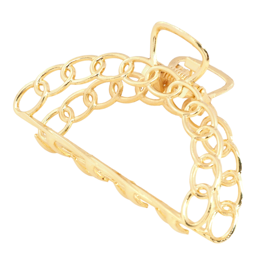 Краб металлический Полукруг узор цепочка длина 8см фото №1 Краб металлический Полукруг узор цепочка длина 8см фото №1